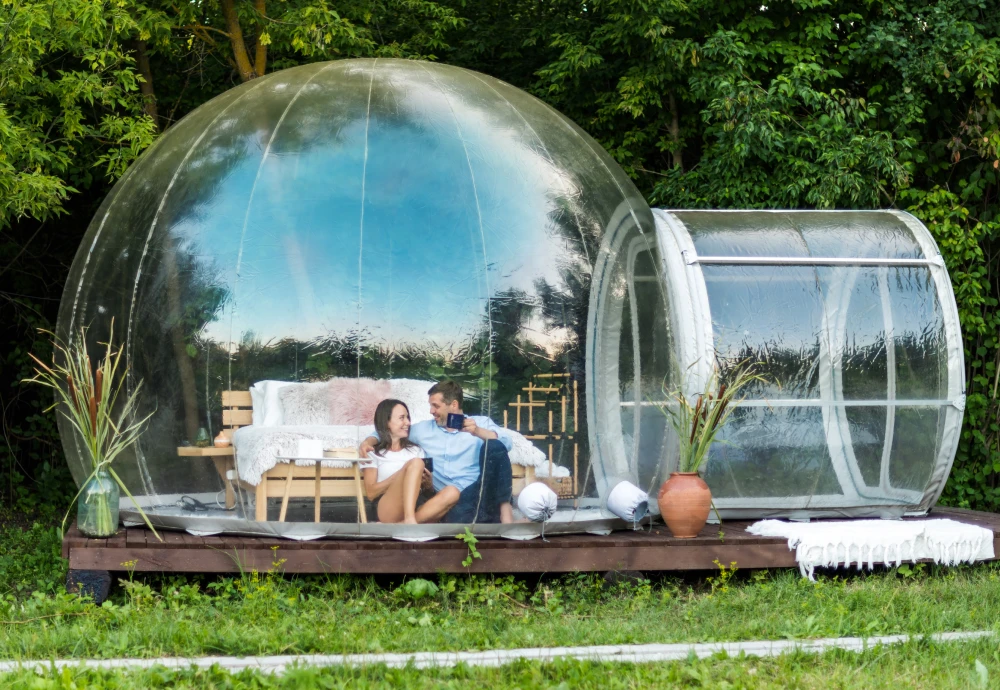 inflatable transparent tent